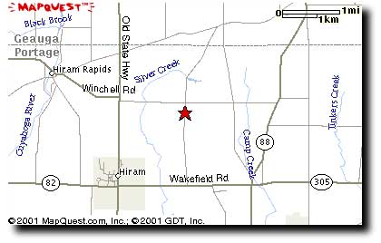 Map to AJ Brown Arms