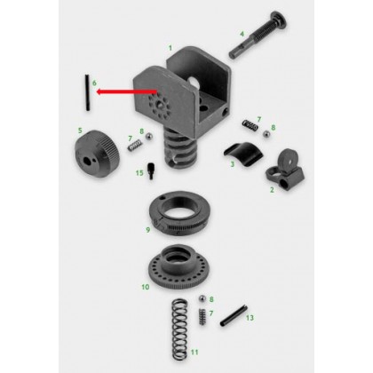 T15-6; A2, windage knob roll pin